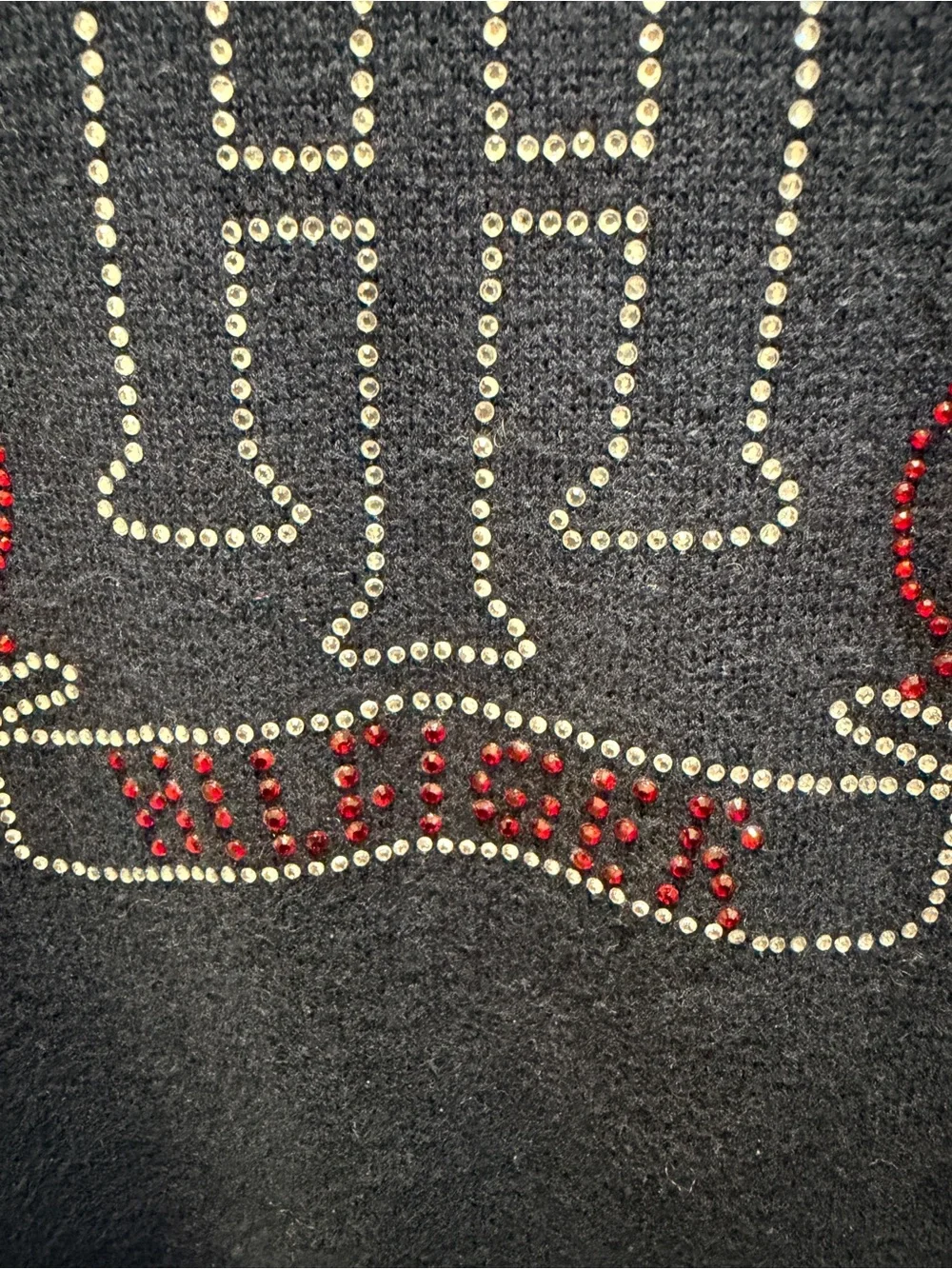Tommy Hilfiger Navy Sweater with Red & White Trim